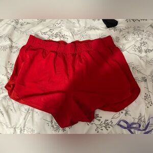 Women's Red Shorts